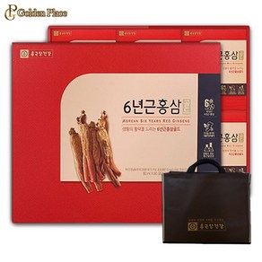 6년근 홍삼 골드 80ml x 60포 홍삼액 진액 즙 농축액 엑기스 추석 명절선물 구정 설날 인삼 수삼 사포닌 G