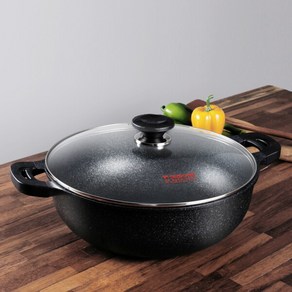 [기타브랜드] 키친아트 마블코팅 양수냄비 업소용 대형냄비 육수통 국통 32cm, 상세 설명 참조, 1개, 상세 설명 참조