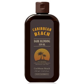 캐리비안비치 다크 블렌딩 선 오일, 1개, 250ml