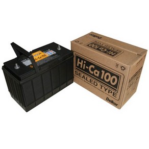 델코 산업용 배터리 HI-CA 100(12V 100Ah) UPS 정류기반 수배전반 비상발전기 시동 무보수 밀폐형 축전지, HI-CA (100Ah), 폐배터리반납, 1개