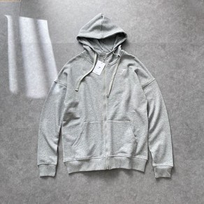 남여공용 GYMSHARK OVERSIZED 지퍼 자켓 스포츠 코튼 테리 드롭 숄더 루즈 후드 스웨트 셔츠