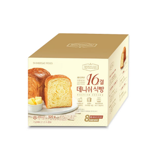 쉐프컬렉션 16결데니쉬식빵, 쉐프컬렉션 파베이크 16결 데니쉬식빵 520g, 1개, 520g