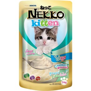 네코 NEKKO 키튼 무스 닭고기 70g 12ea(소), 12개