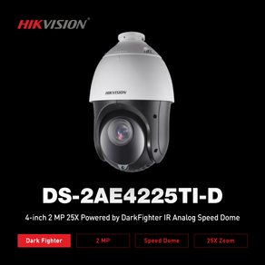 하이크비전 DS-2AE4225TI-D 200만화소 광학 25배줌 올인원 PTZ CCTV 카메라, 1개