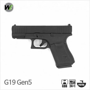 WE G19 Gen5[각인버전] 하비라이프 서바이벌 핸드건, 1개