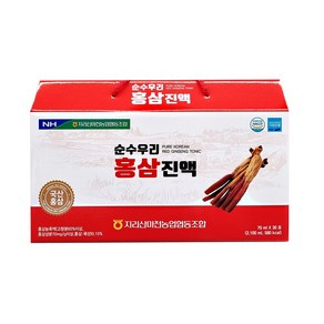 농협 순수우리 홍삼진액 70ml 30포x1박스 선물용 국산홍삼, 2.1L, 1박스