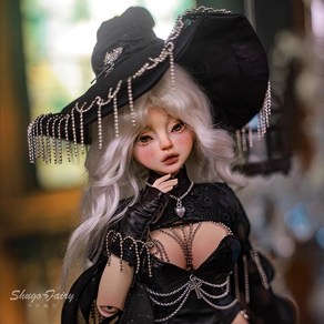 마녀 할로윈구관MSD BJD 1/4 Lilith 구체관절인형40cm 메이크업 풀세트, nomal skin, 1개