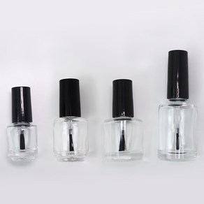 매니큐어 유리공병 오일 용기 브러시 솔포함 5ml/10ml/15ml, 1개, 유리공병 5ml