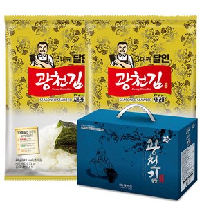 [광천김] 달인30호 재래전장 10봉 프리미엄 선물세트, 10개