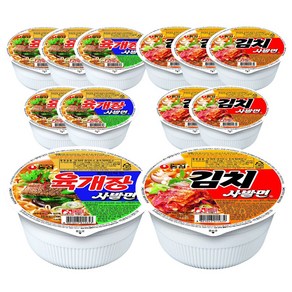 농심 육개장86g +김치사발면86g