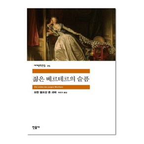 새책-스테이책터 [젊은 베르테르의 슬픔] 민음사 세계문학전집 25--민음사-요한 볼프강 폰 괴테 지음 박찬기 옮김, 단품, 단품