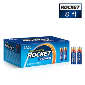 로케트 파워 알카라인 AA 건전지