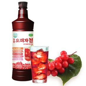 광야 오미자청 원액 액기스 970ml 카페 음료베이스 희석용