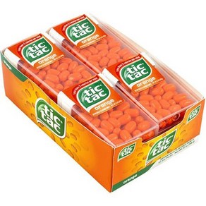 Tic Tac 틱택 오렌지 민트캔디, 29g, 12개