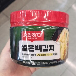 요리하다 썰은 백김치, 1개, 500g