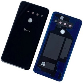 LG V50 후면글래스 뒷유리 뒷면 백커버 배터리커버 휴대폰수리부품 교체용 자가수리, 1개, 오로라블랙