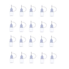 27리빙 휴대용 화장품 뾰족캡 소분공병 20개, 5ml 바늘공병 화이트, 1개