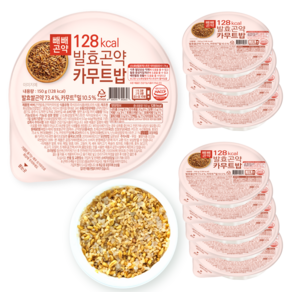 빼빼곤약 128kcal 발효곤약카무트밥 10팩, 150g, 10개