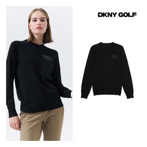 [DKNY GOLF] 24FW 여성 울블렌디드 라운드 골프 니트 2종
