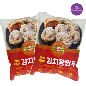 취영루 참앤참 김치 왕만두1.4kg, 2개, 1.4kg