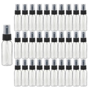 27리빙 스프레이 공병, 20ml 블랙캡 투명, 30개