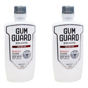 검가드 오리지널 잇몸 질환 예방 구강청결제 750ml 임플란트 전후, 검가드 오리지널 750ml 2개, 2개
