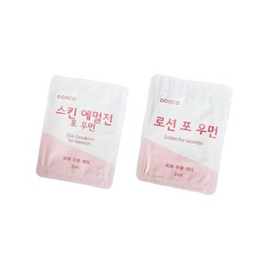 일회용 도루코 포 우먼 3ml 스킨50개+로션50개 총 100개, 1개