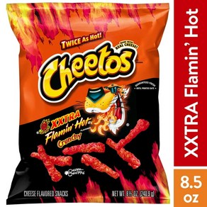 [미국직배송]치토스 크런치 오리지널 모음 240.9g 대량구매가능 Cheetos Cunchy Cheese Snacks, 치토스 크런치 XXTRA 플레이밍 핫240.9g, 1개