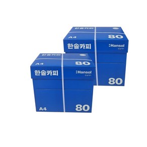 한솔복사용지 A4-80g 2박스 5000매