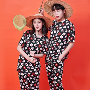 [상의+하의] 세상편한 촌티 반티 농촌반티 피크닉몸빼세트 졸업사진 체육대회 반티 [상의+하의]