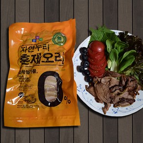 자연누리 무항생제 훈제오리 오리슬라이스, 400g, 4개