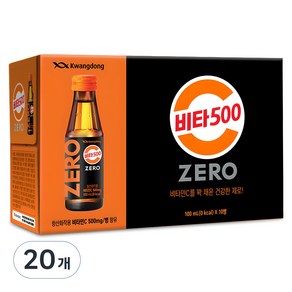 비타500 제로, 100ml, 20개