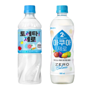 [한번에먹자쇼핑몰] 이온음료 2종 혼합세트 / 2% 이프로 부족할때 아쿠아제로 500ml 10개 + 토레타 제로 500ml 10개 / 총 20개 갈증해소