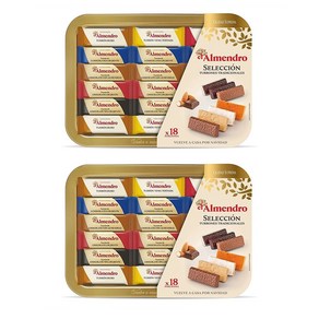 엘 알멘드로 전통 누가 26개입 400g 2팩 El Almendo Tay with Selection of Taditional Nougat Taditio, 2개