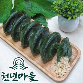 천년마을 영광대표 모시송편 모시떡 모싯잎송편 기피동부 32알 (찐송편), 1박스, 1600mg