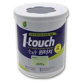 순앤수 노루페인트 원터치 페인트, 소프트(퓨어) 화이트, 1L, 1개