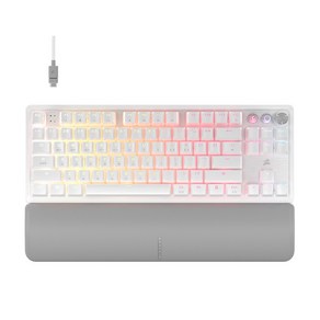 커세어 K70 PRO TKL MGX 래피드트리거 게이밍 기계식 키보드 화이트 마그네틱축