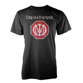 ROCKPANDA Dream Theater Red Logo 반팔티