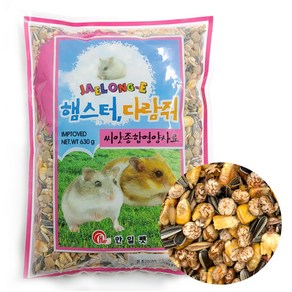 플러스펫 재롱이 햄스터 곡물사료630g, 1개, 630g