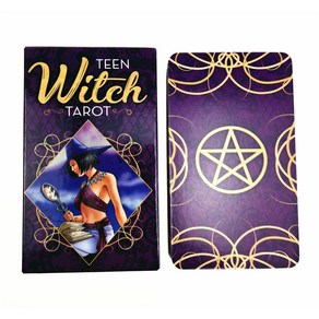 Nature's Mystery Library Teen Witch Tarot Cards Young Witch Tarot Cards Cross-border English Divination Cataro는 22 개의 대형 Arkana 카드와 56 개의 소형 Arkana 카드