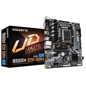 GIGABYTE B660M D2H DDR4 Rev.1.0 마더보드 Mico-ATX [Intel B660 칩셋 탑재] MB5706