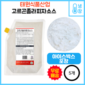 태원식품산업 고르곤졸라 피자소스, 5개, 1kg