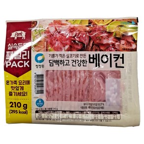 청정원 담백하고 건강한 베이컨 210G 1개