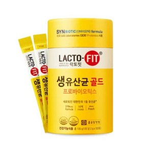 락토핏 생유산균 골드 100g 2g*50포, 3개