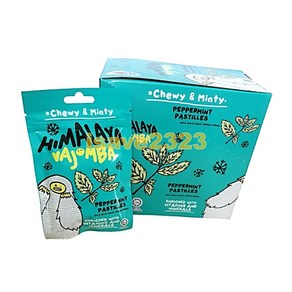 Himalaya 히말라야 바좀바 츄이 페퍼민트 캔디 Vajomba Chewy 25g x 12팩 (1박스), 1박스