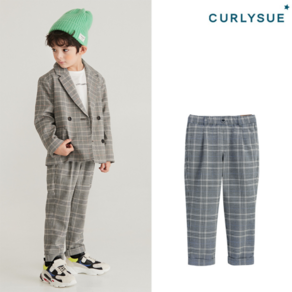 CURLYSUE 컬리수 모던체크 10부팬츠 C211PTG52P