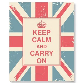 더홈아트 캔버스액자 KEEP CALM AND CARRY ON