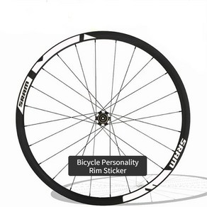 자전거 림 스티커 도로 MTB 휠 세트 데칼 폭 20mm 반사 20 24 26 27.5 29 700C 액세서리, 1개