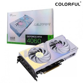 COLORFUL iGame 지포스 RTX 4060 ULTRA DUO OC D6 8GB White