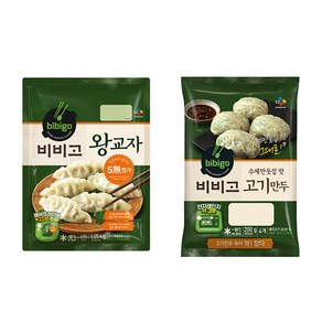 비비고 왕교자 1.05kg+비비고 수제고기만두 200g, 1세트, 1.05kg